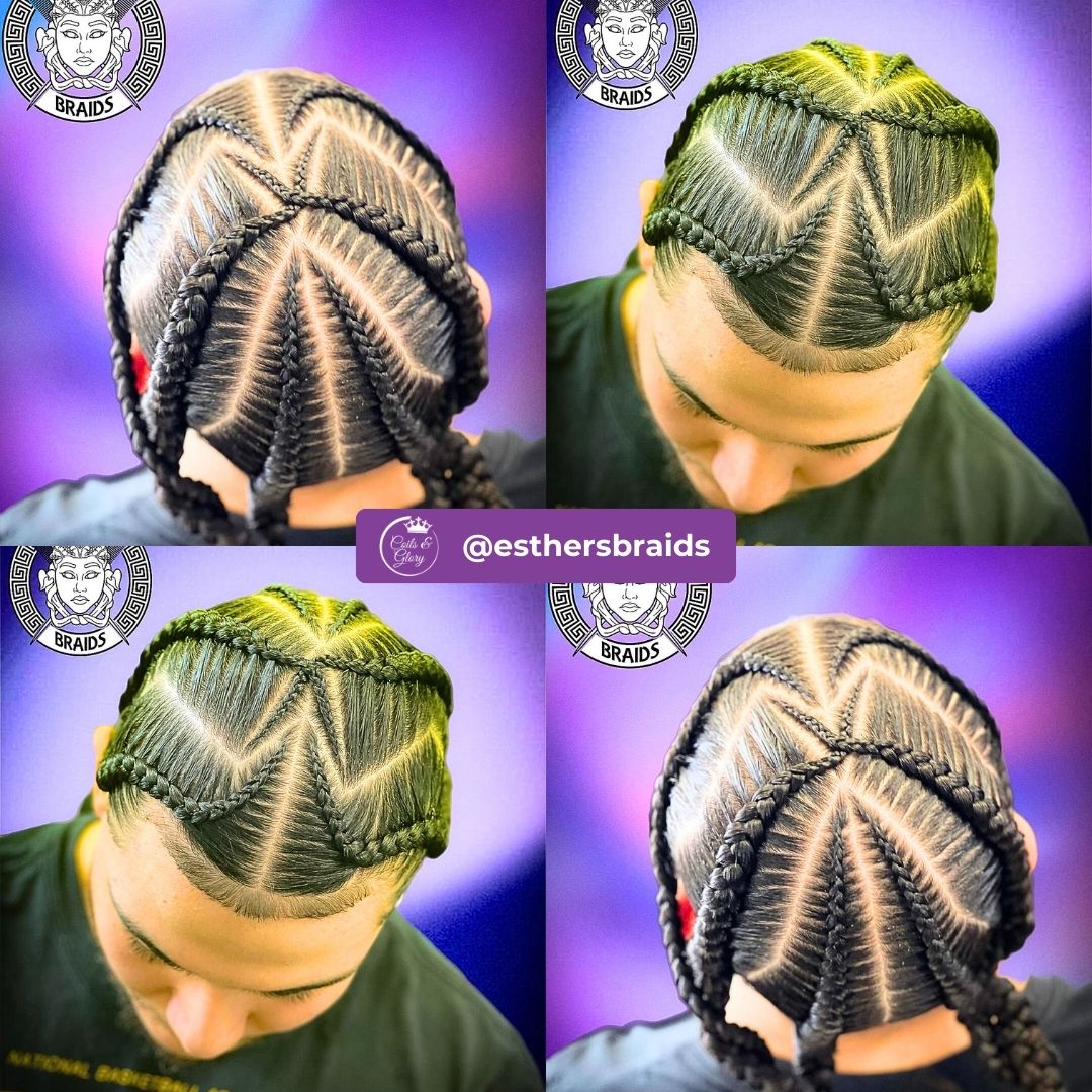 Mens pop smoke braids