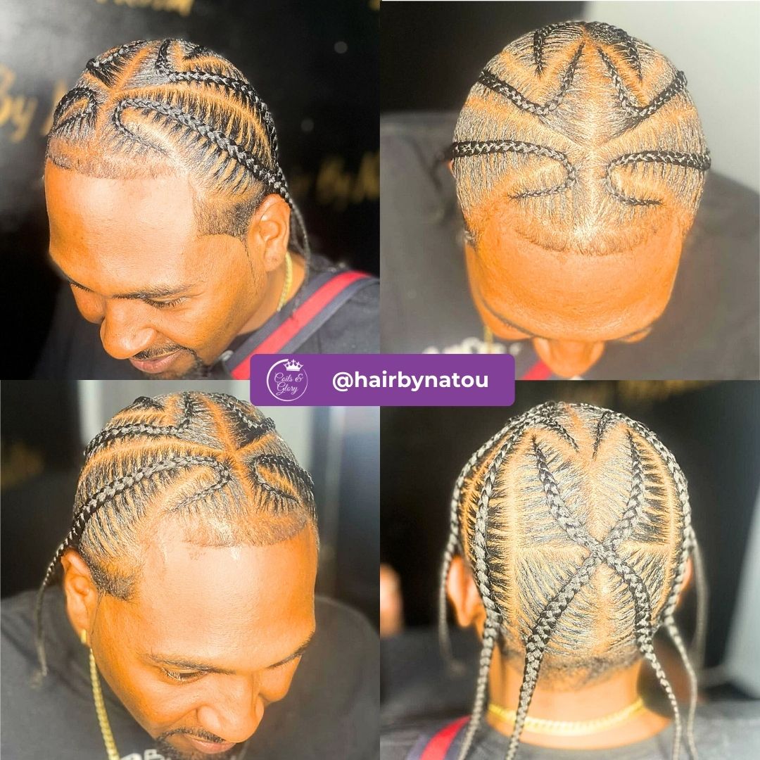 Stitch braids on Men