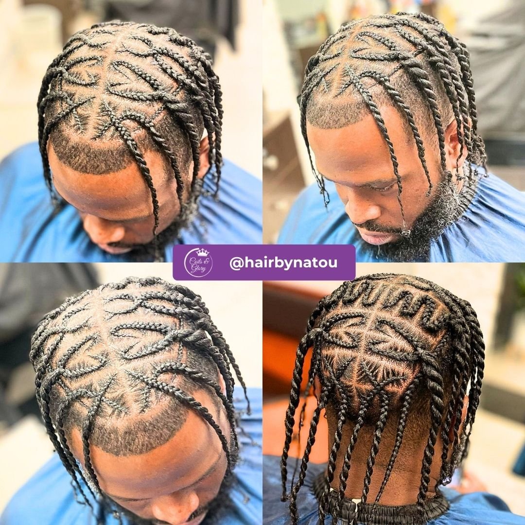 Cornrows on Black Men