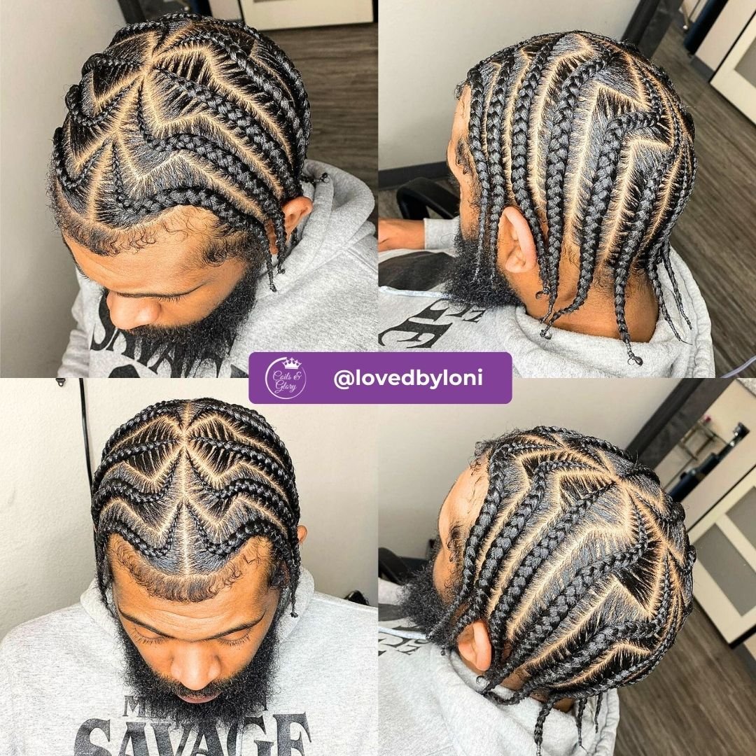 Mens protective hairstyle