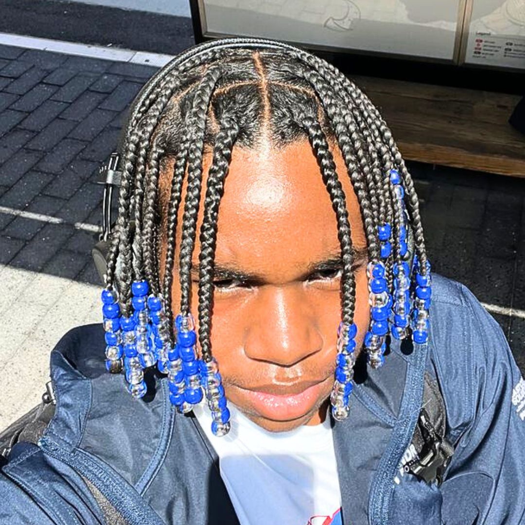 big box braids on Men