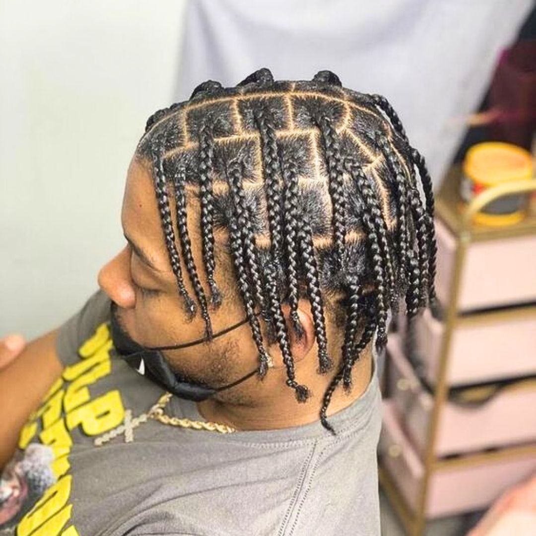 large box braids for men