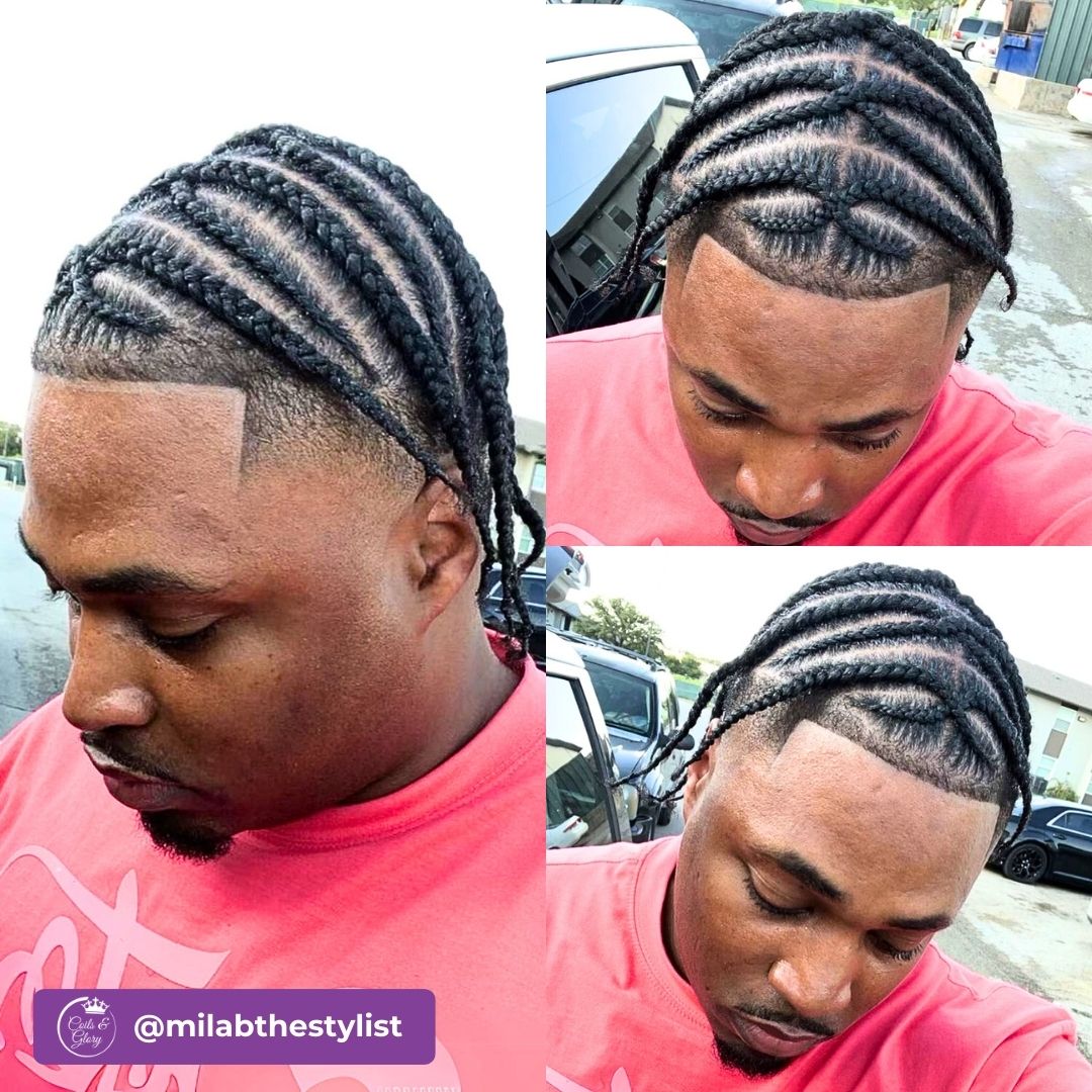 Braids with Edges on Men