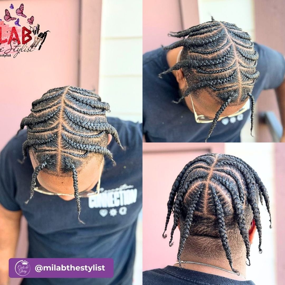 Short Pop smoke mens Hairstyle