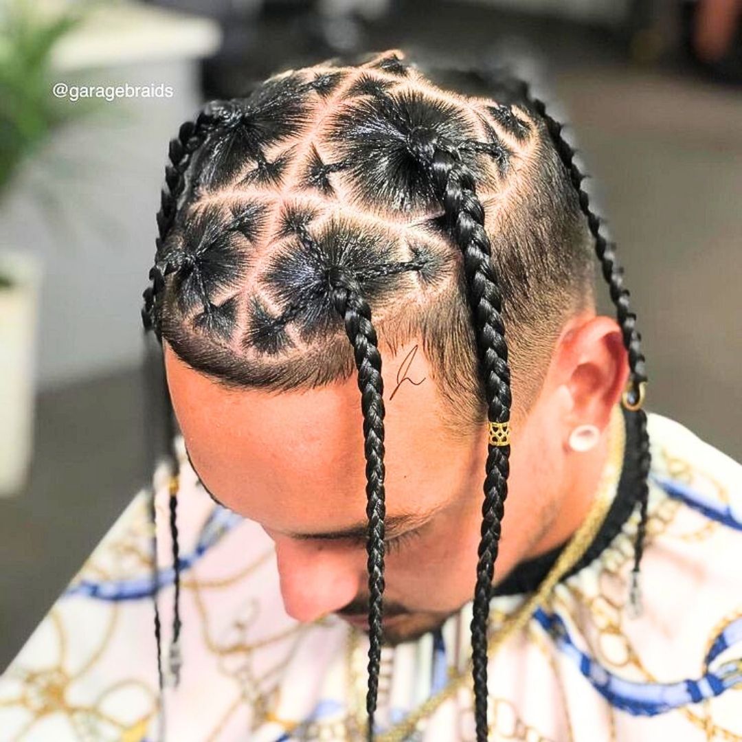 Braids on Black Men