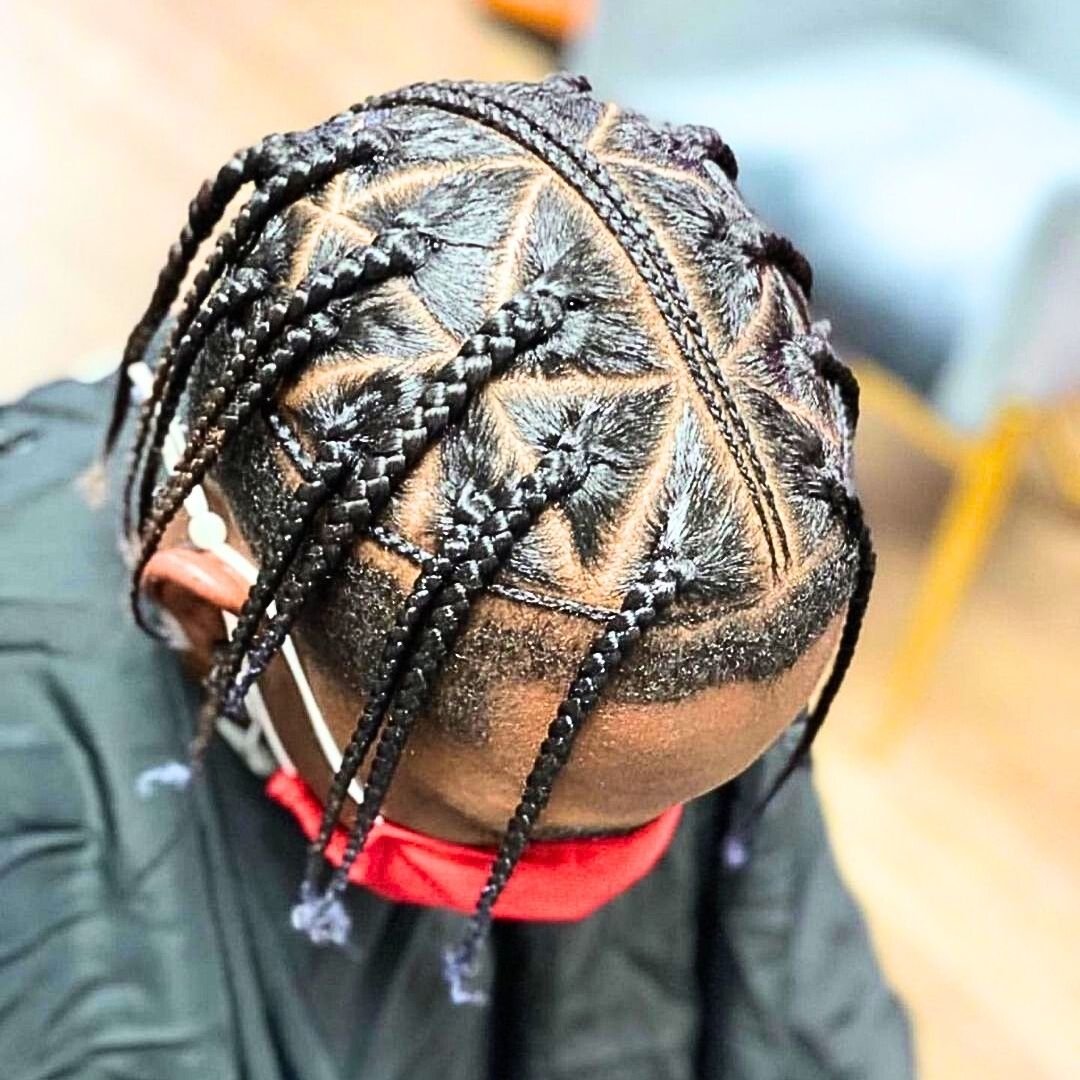 Braids with edge on Men