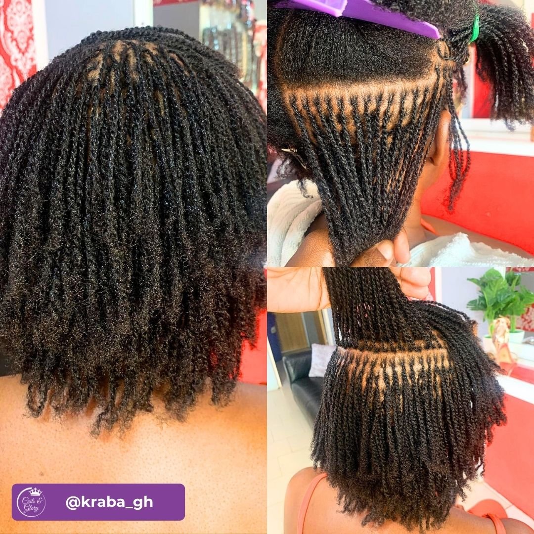 two strand twists on black women