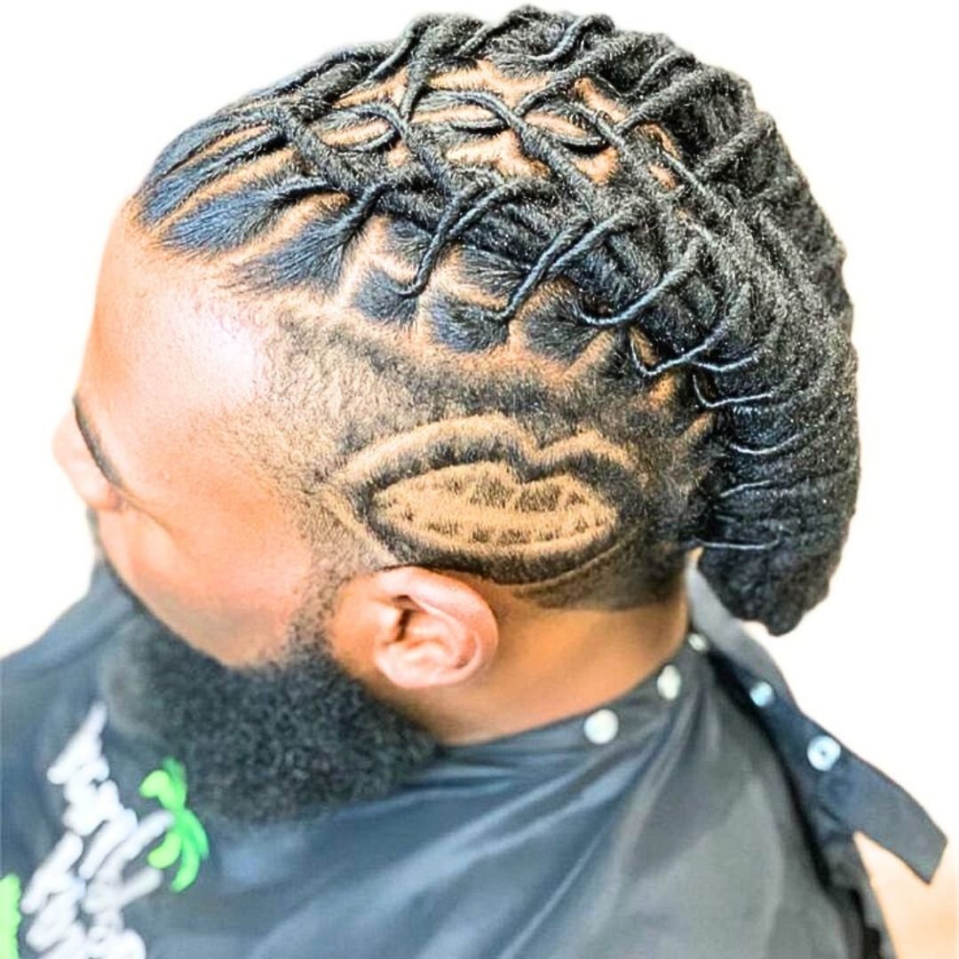 Undercut locs hairstyle