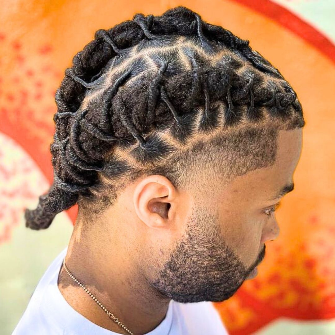 Interlocking locs on guys