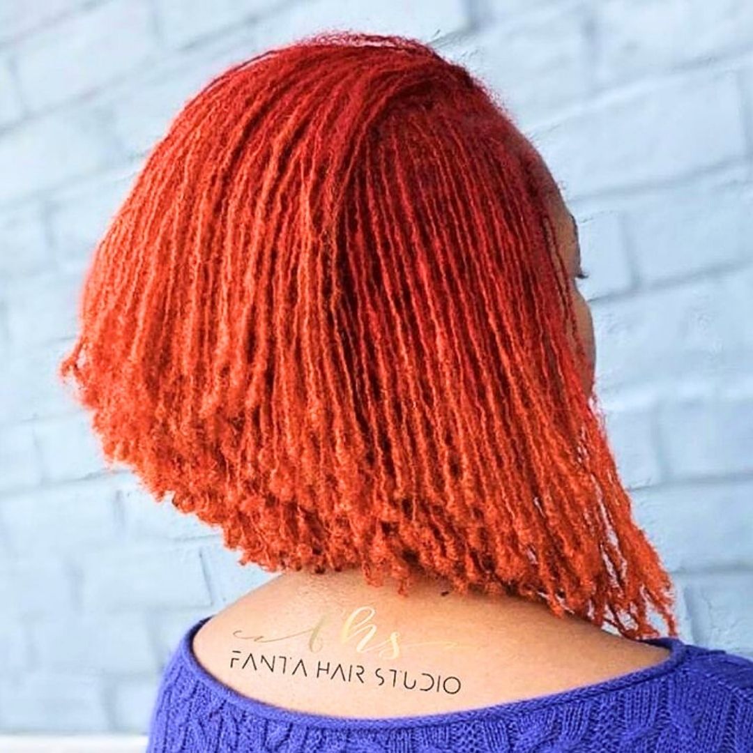 Sisterlocs hairstyle on girls