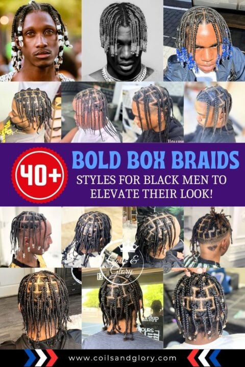 Cool box braids for men to look more neat and bold