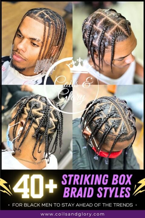 Bold box braids hairstyle for black men!