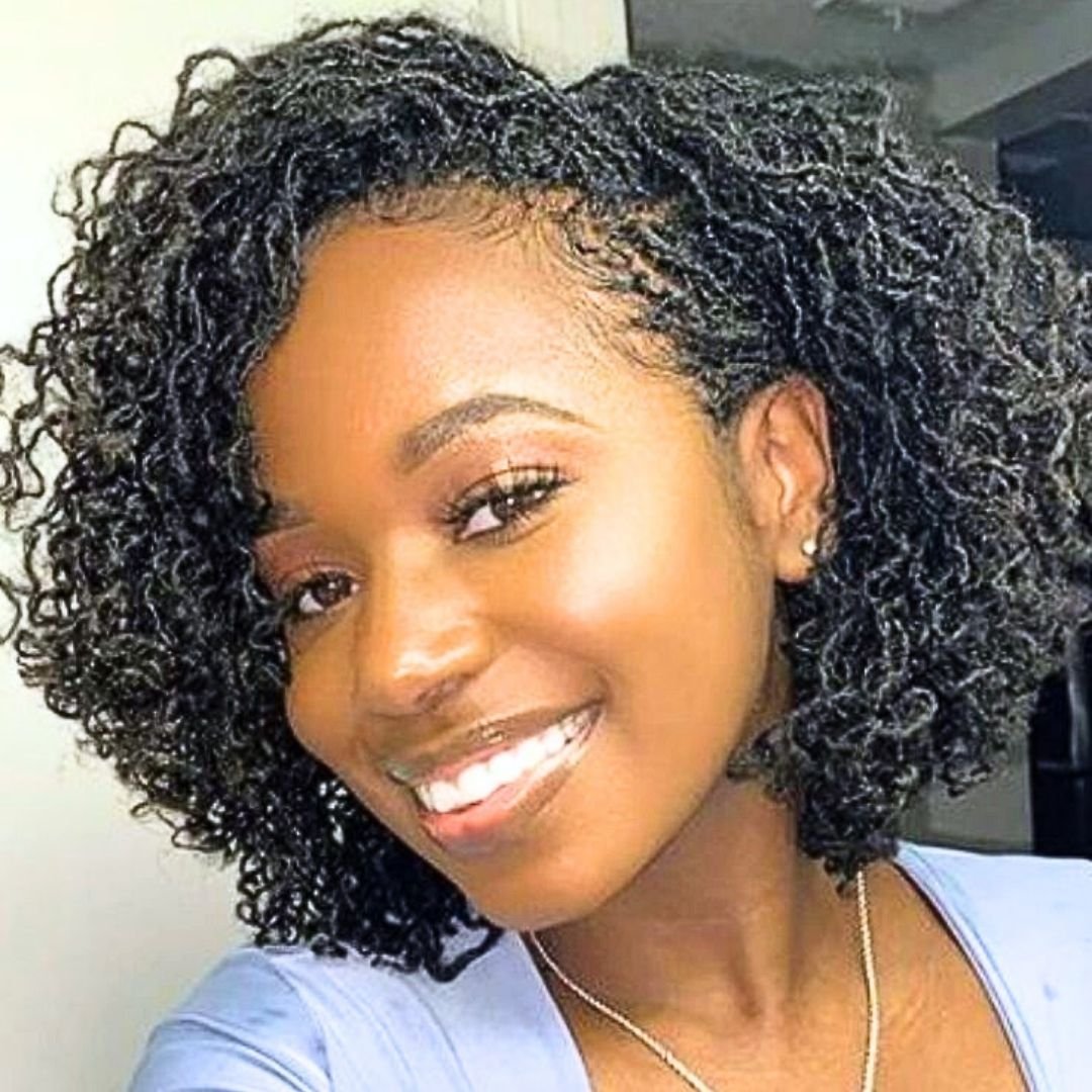 curly faux locs