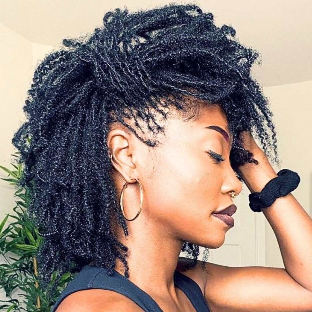 messy locs on black girls
