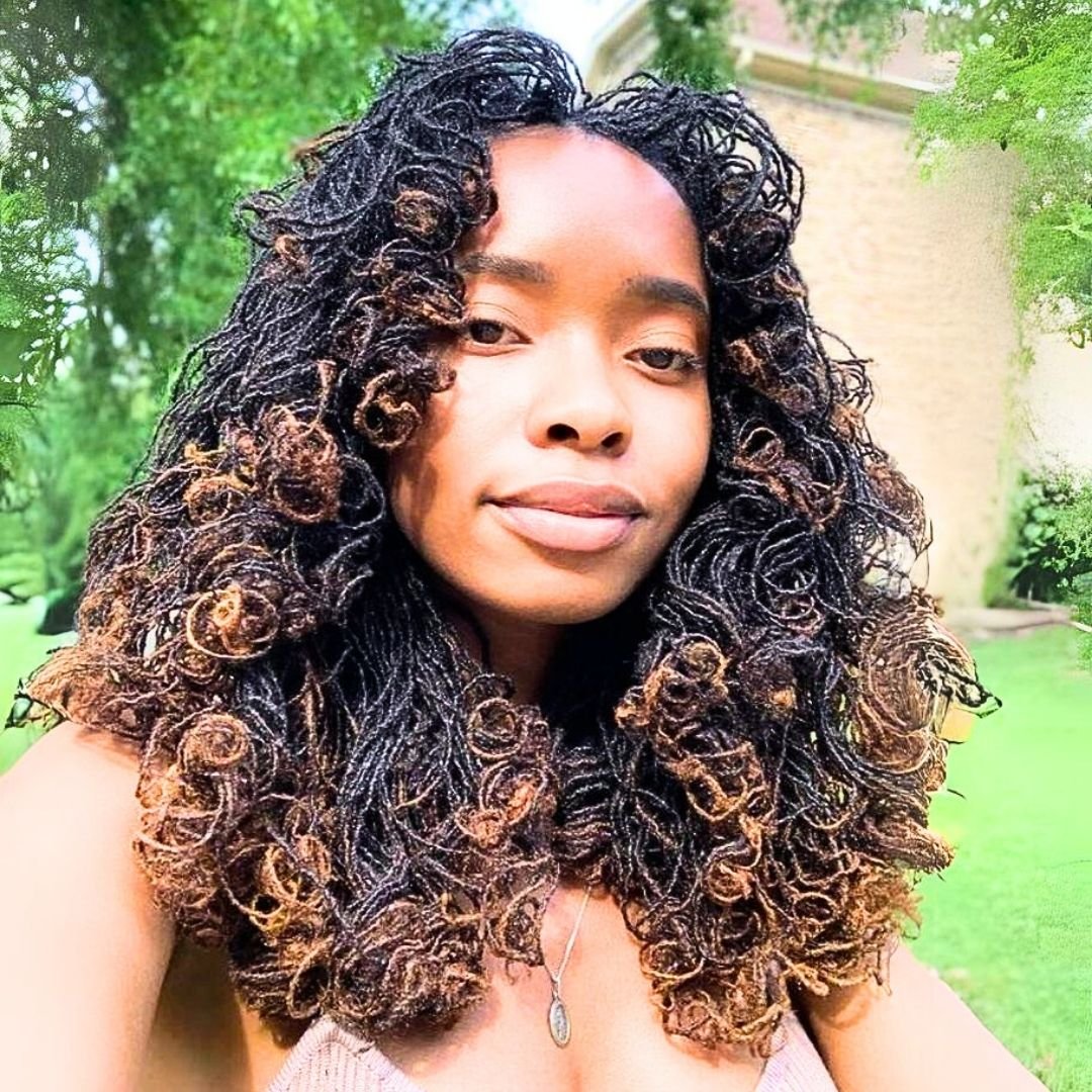 kinky sister locks hairstyle