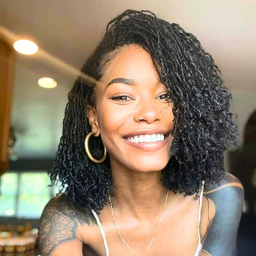 short sisterlocs on black women