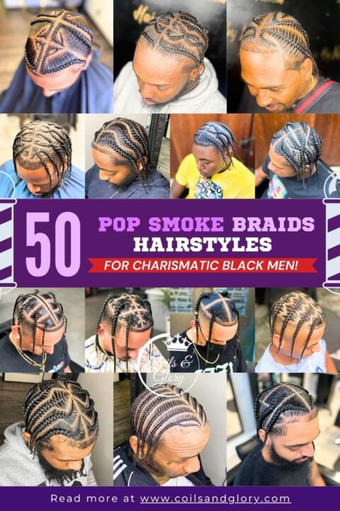 Awesome pop smoke braids for handsome black men