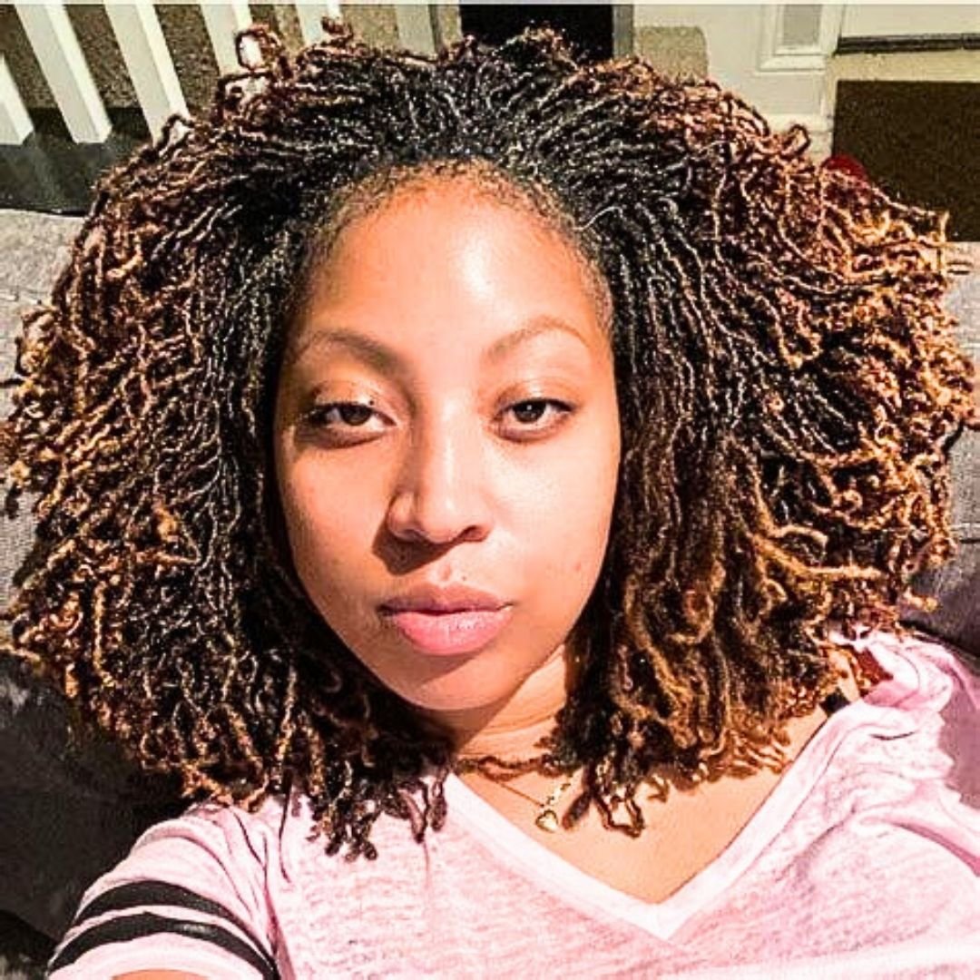 faux locs on black ladies