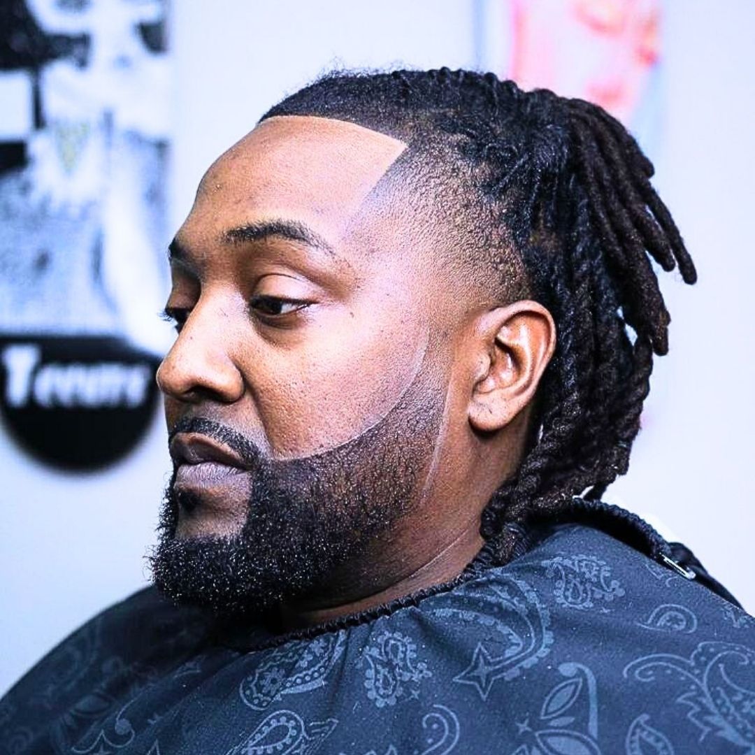 Twists locs with Fade