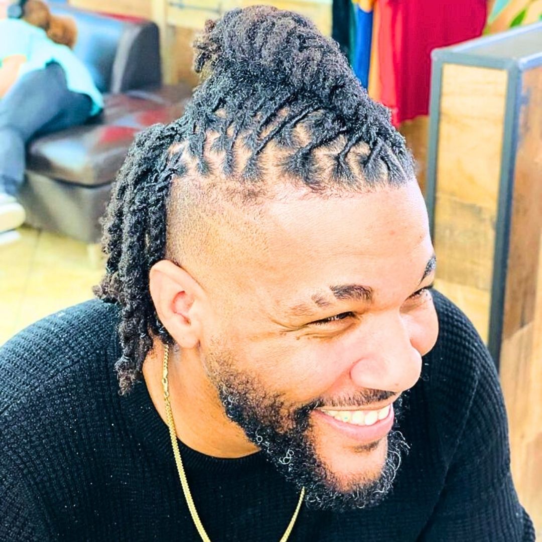 box locs on black guys