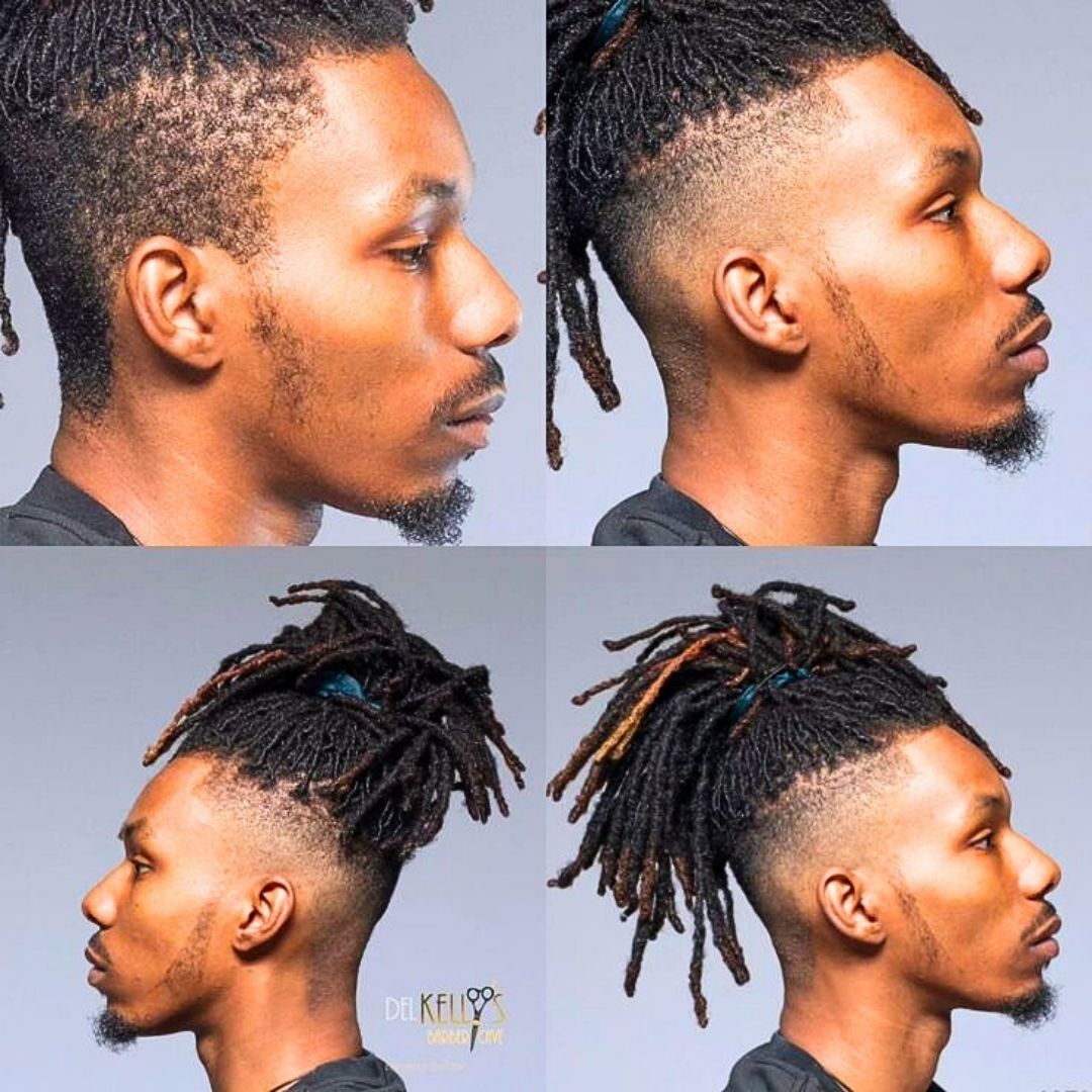 ponytail dreadlocs on men