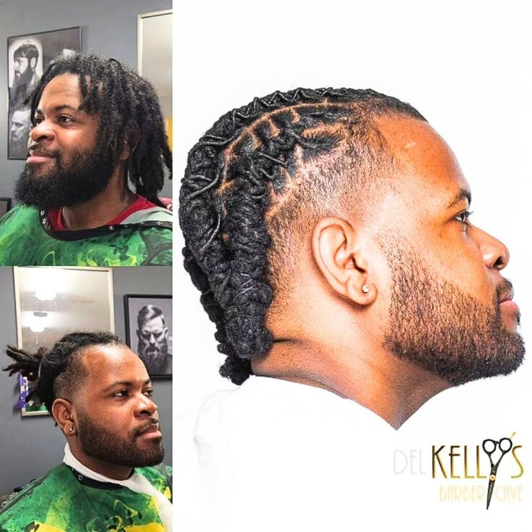 braided dread styles for male