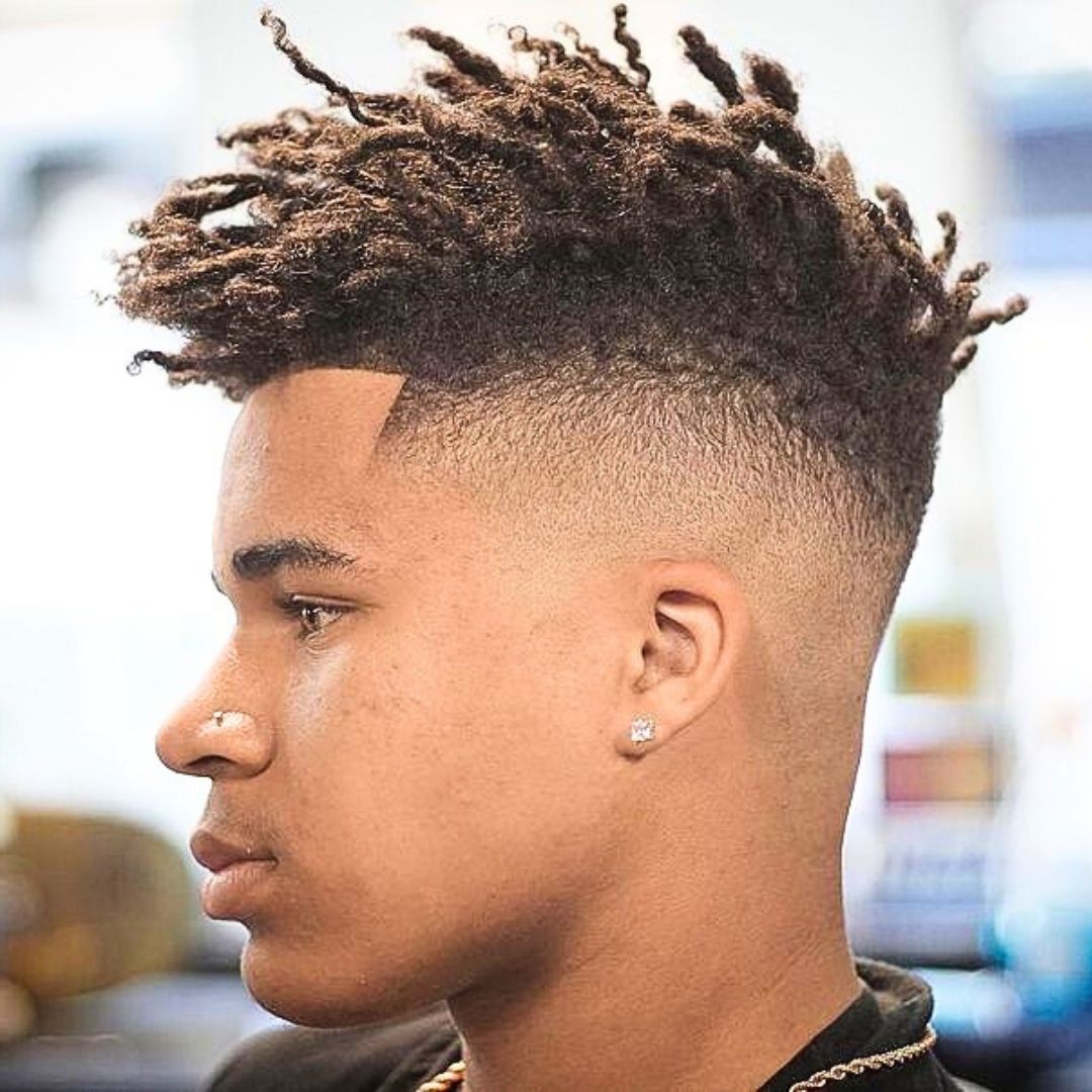dreadlocs with fade haircut