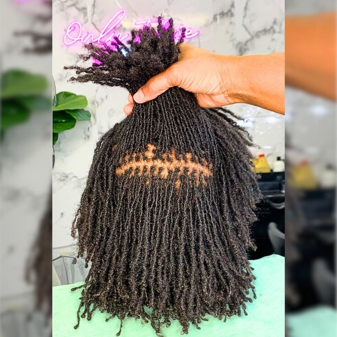 crochet locs on natural hair