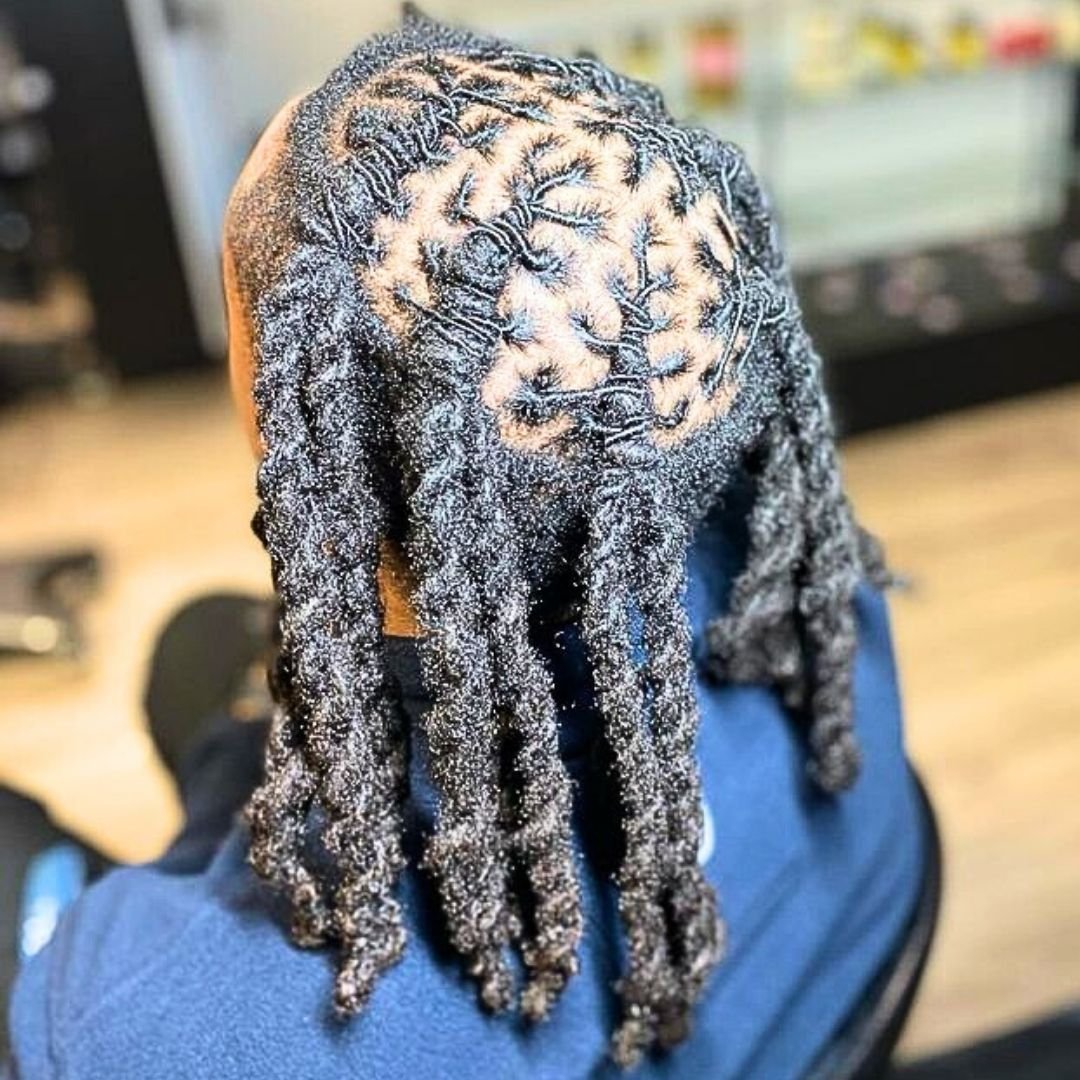 interlocking locs on black guys