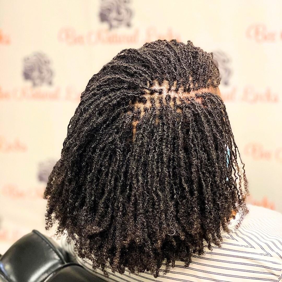 Short sisterlocks hairstye on women