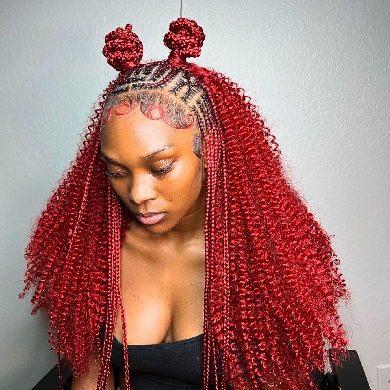 Stitch braids with Weave