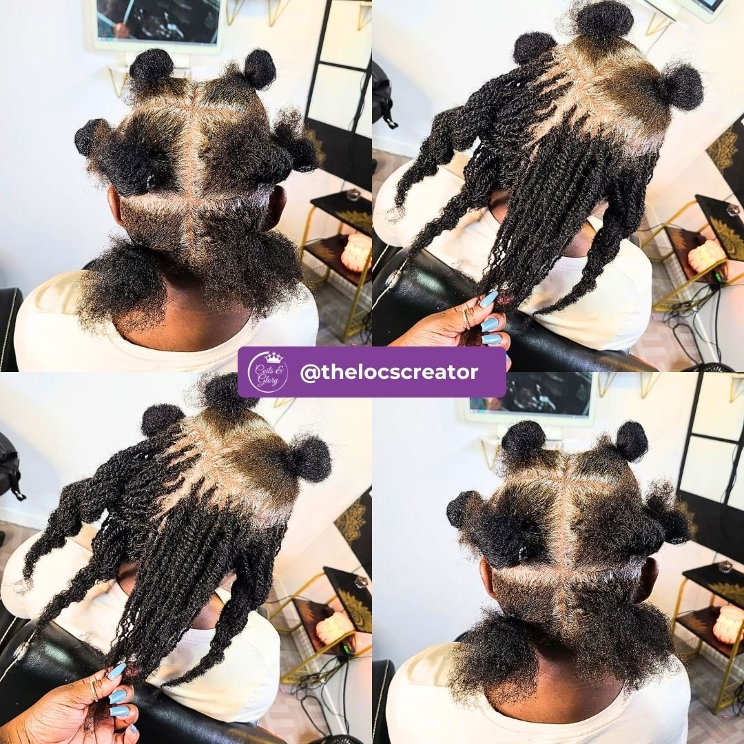 Twists locs on black women