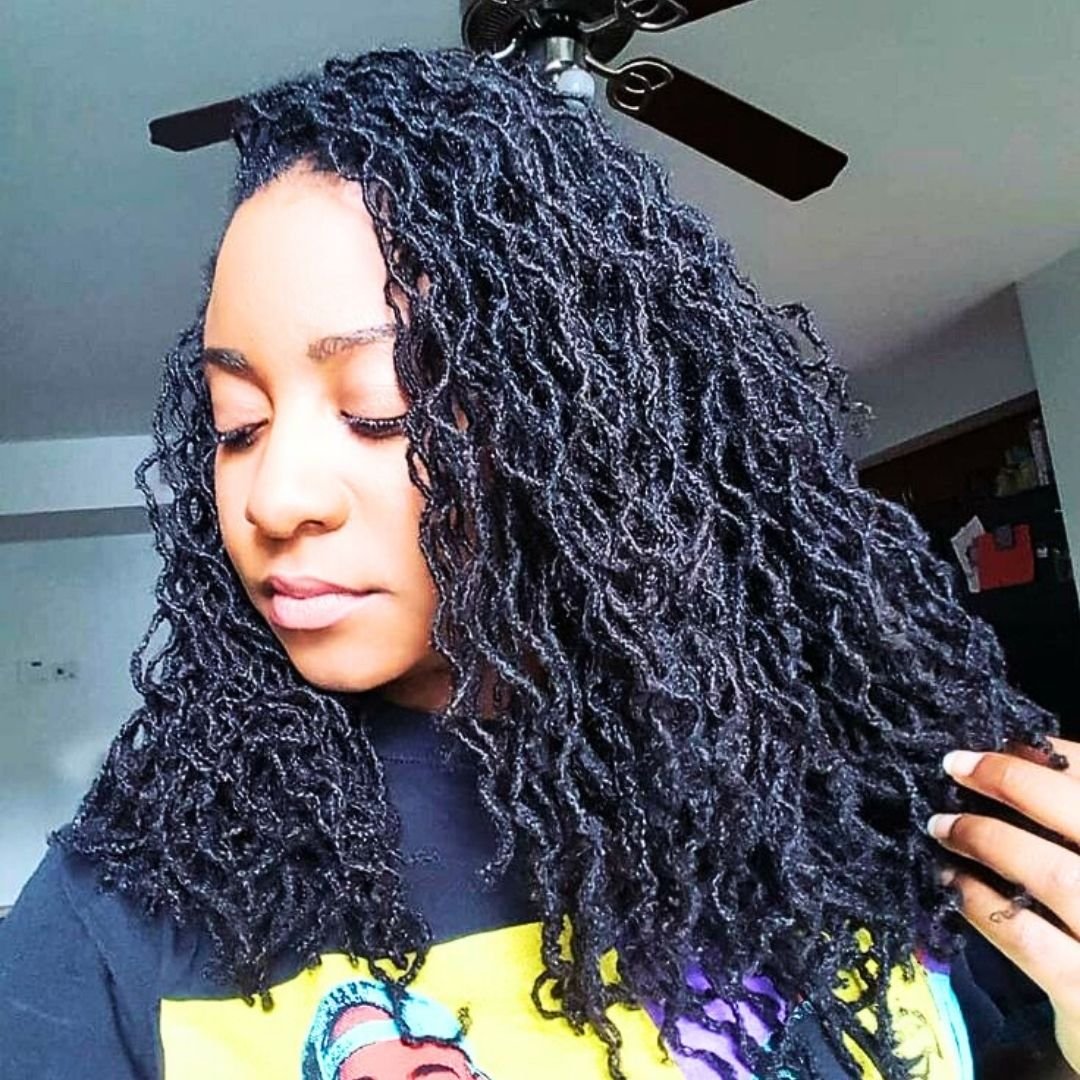 crochet locs on black women