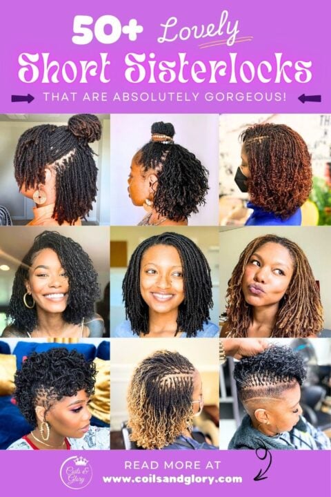 Short Sisterlocks Hairstyle that elevate your looks!