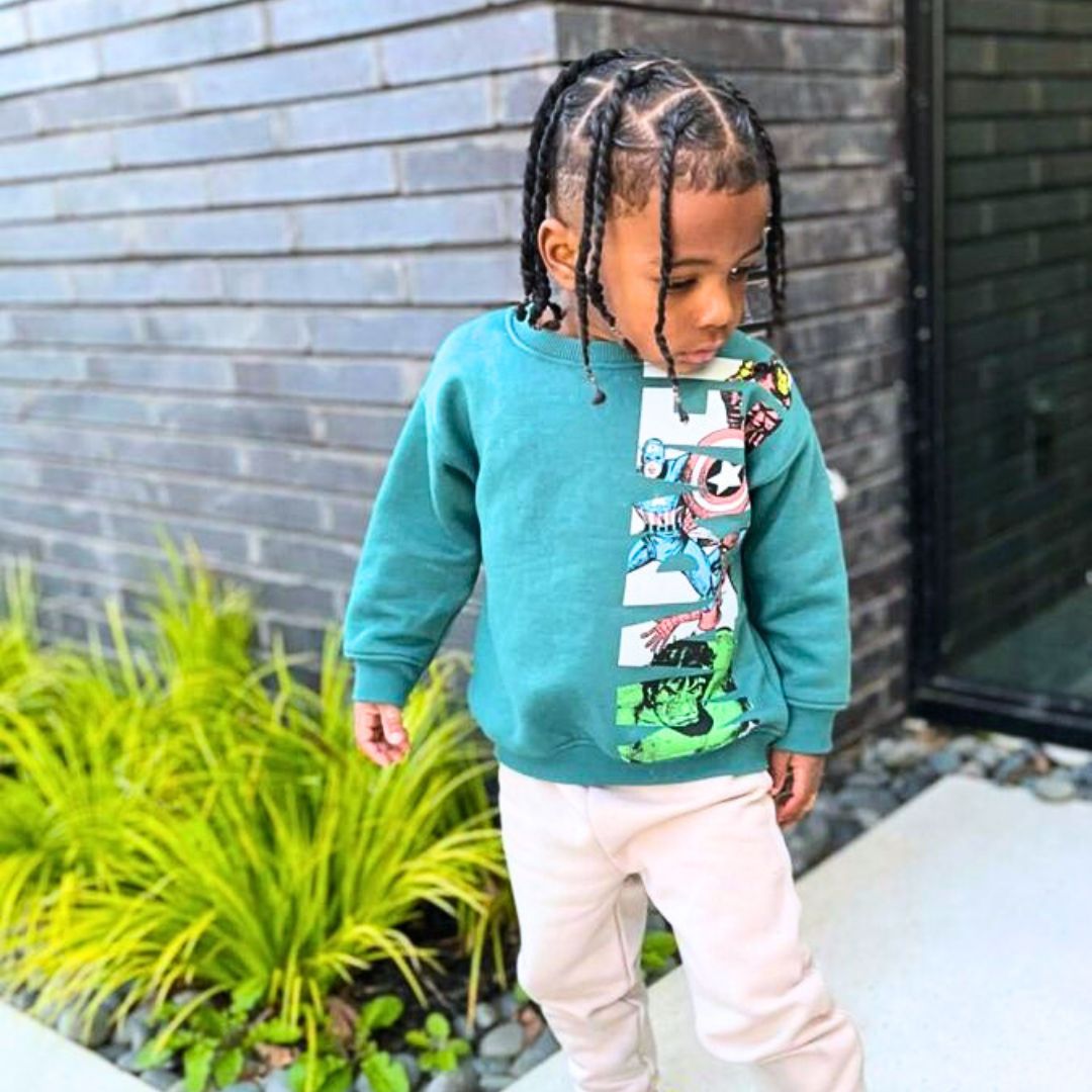 Twists with undercut hairstyle