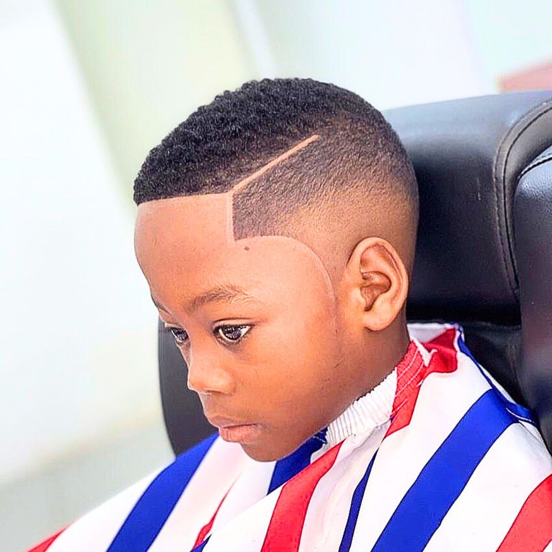 Curly hairstyles for little black boys