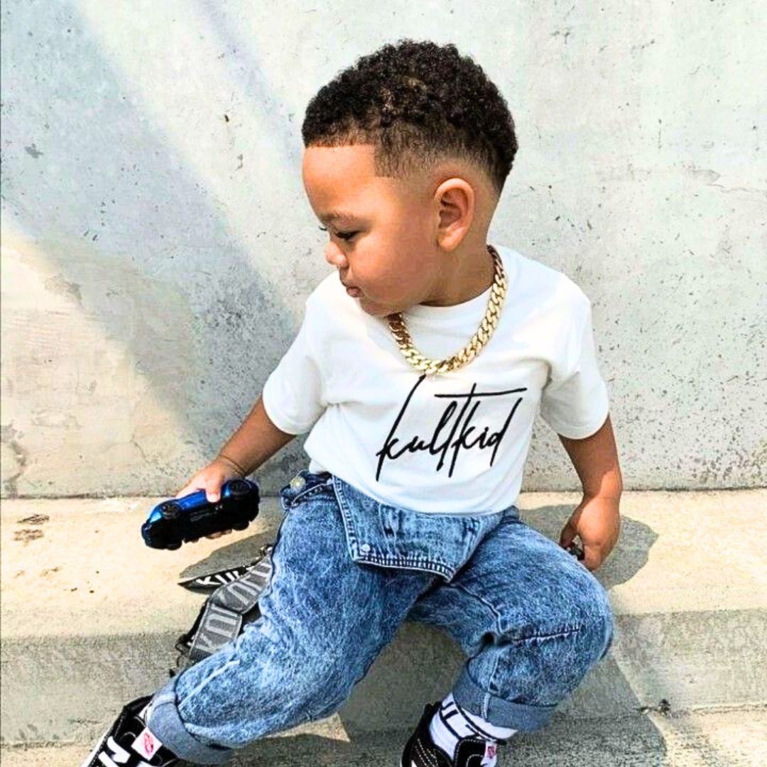 Haircut on black boys