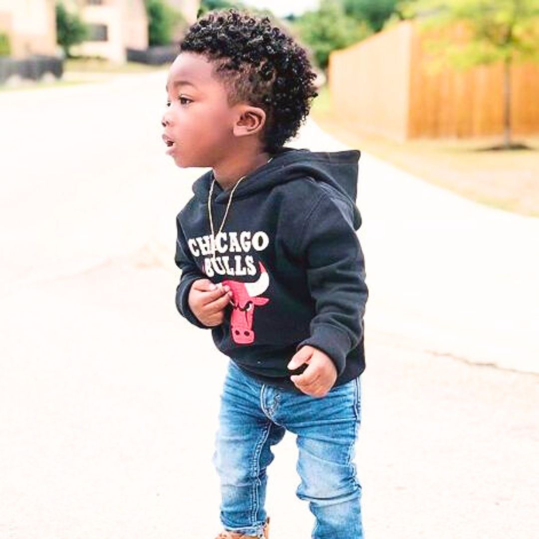 Afro Curls on young man