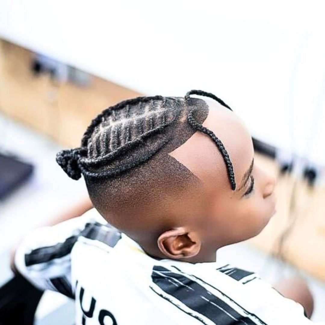 braids with haircut for toddlers