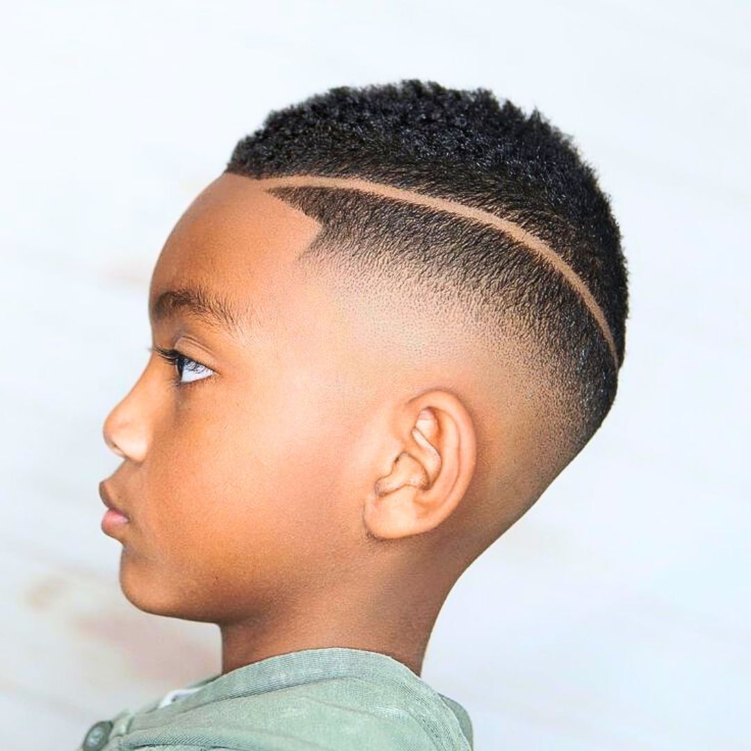 Fade haircut for juniors