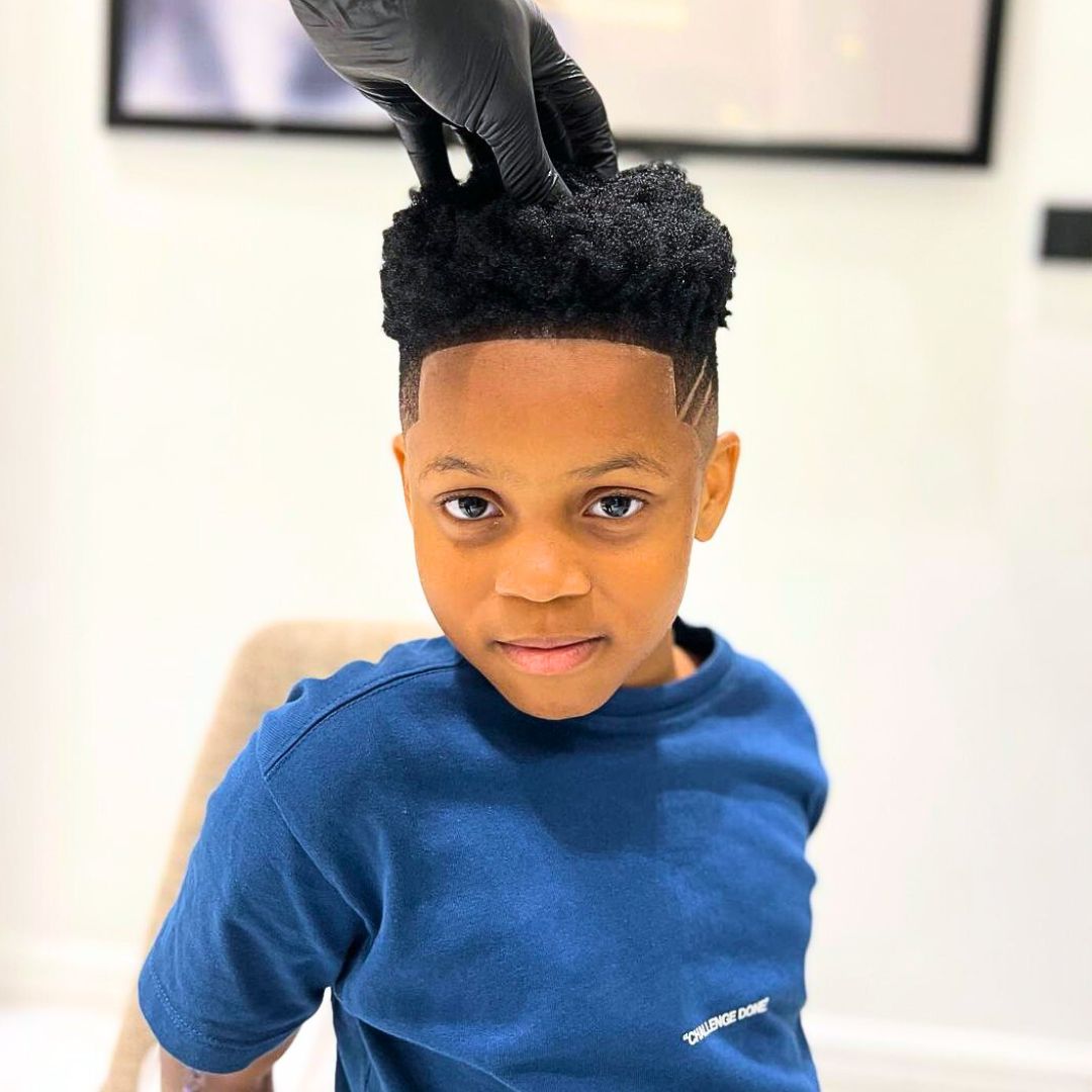 Taper fade haircut