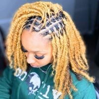 Stunning starter locs hairstyle for black girls