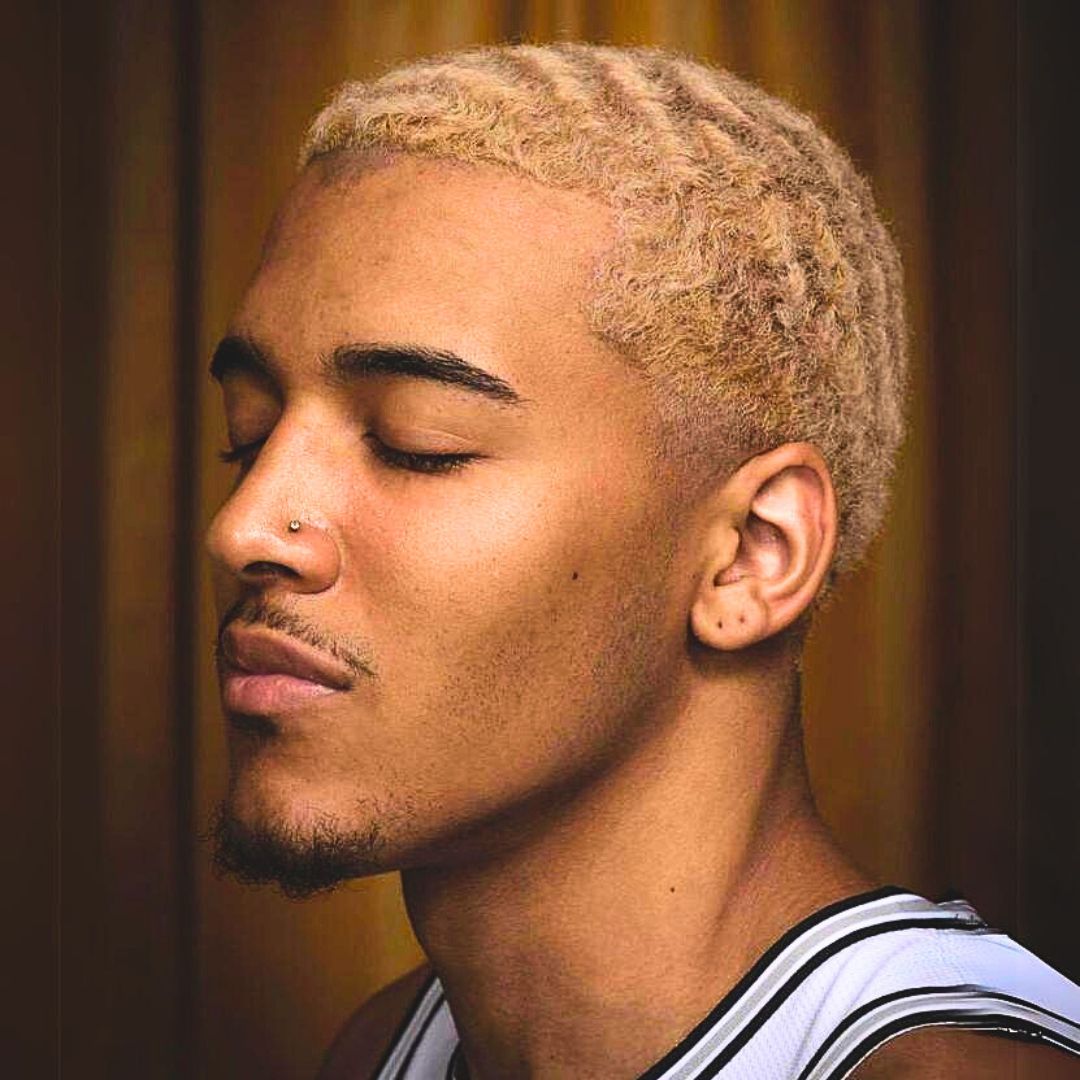 Natural hairstyle for black men