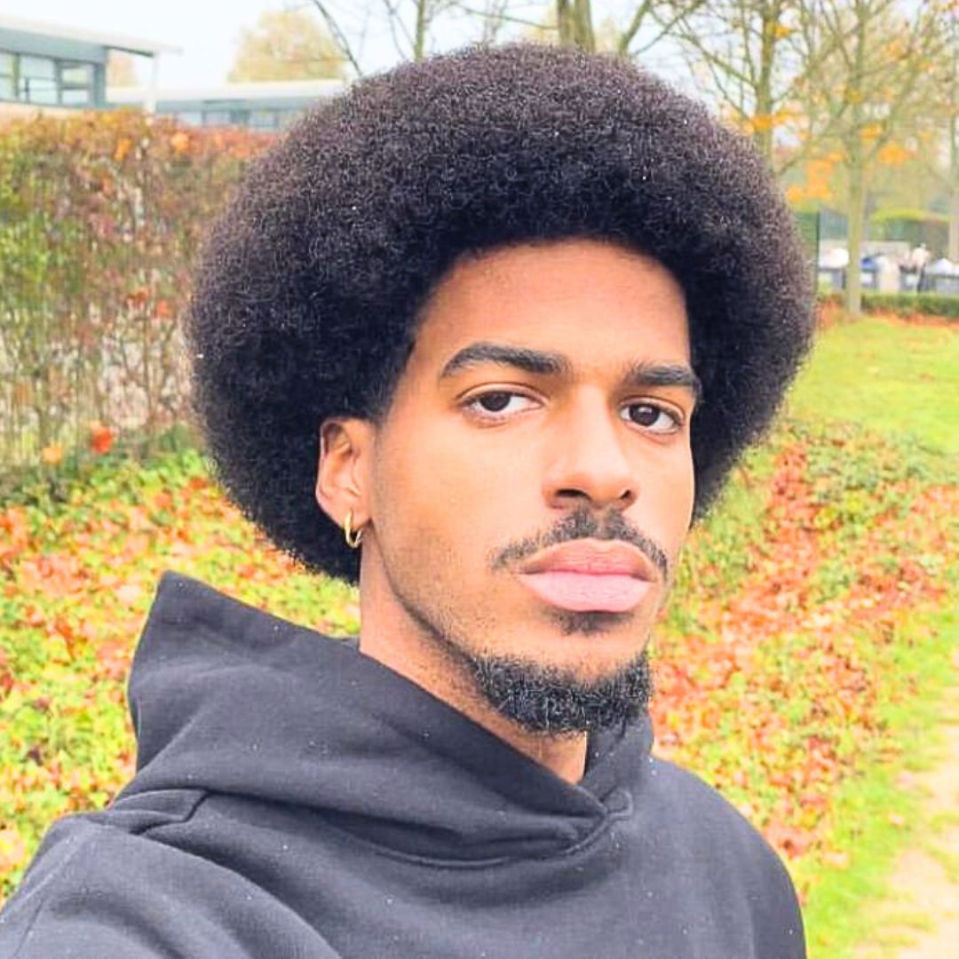 Natural hairstyle for teenage boys