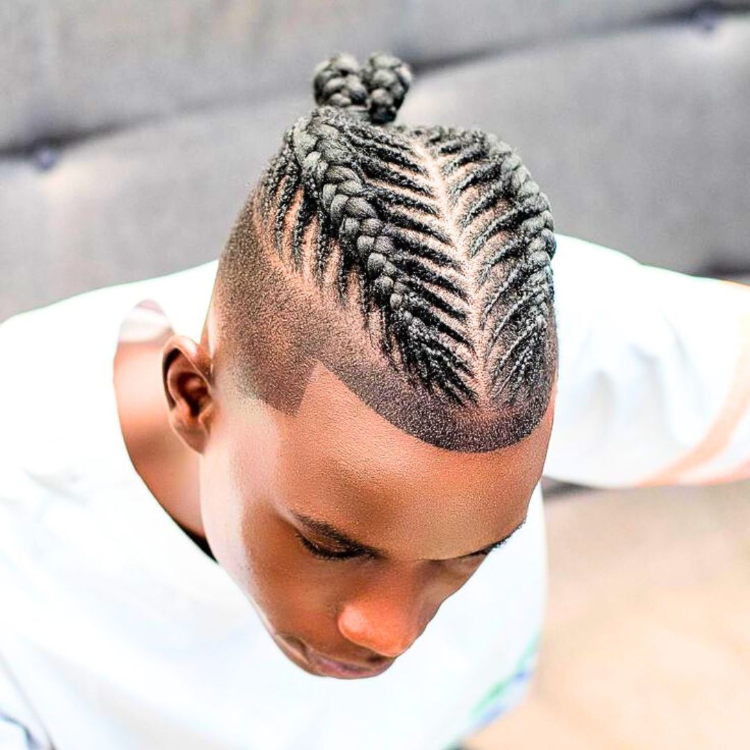 Braids on black boys
