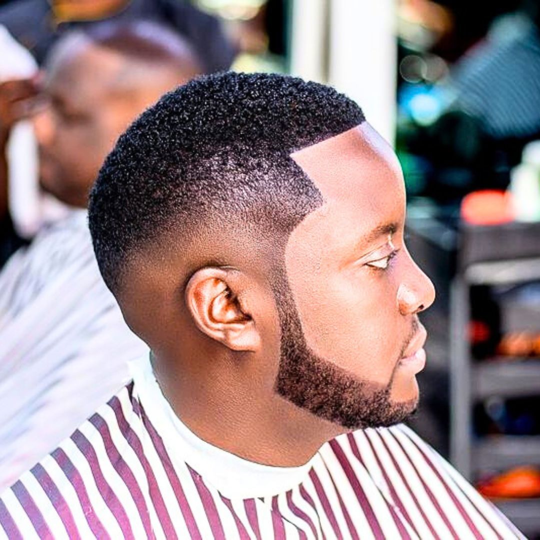 Low buzz cut on men
