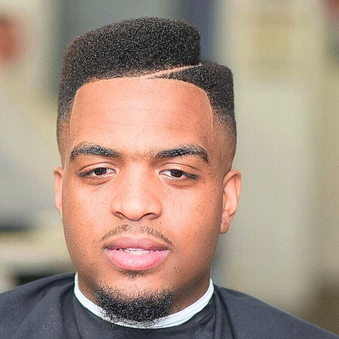Haircut on black men
