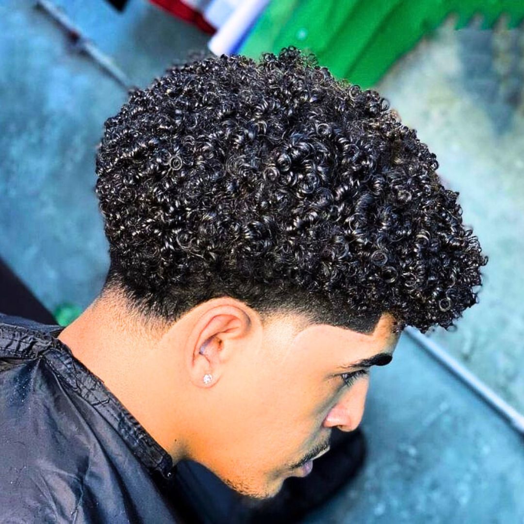 Coils hairstyle for men