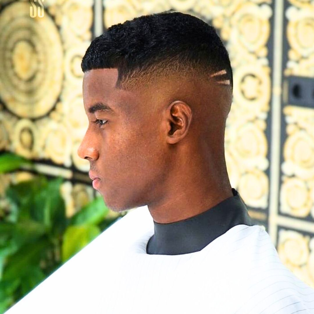 Student haircut for black boys