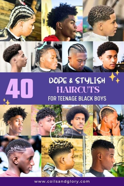 Stylish hairstyles for teenage black boys